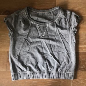 Lululemon Grey Pullover with Clinched Waist